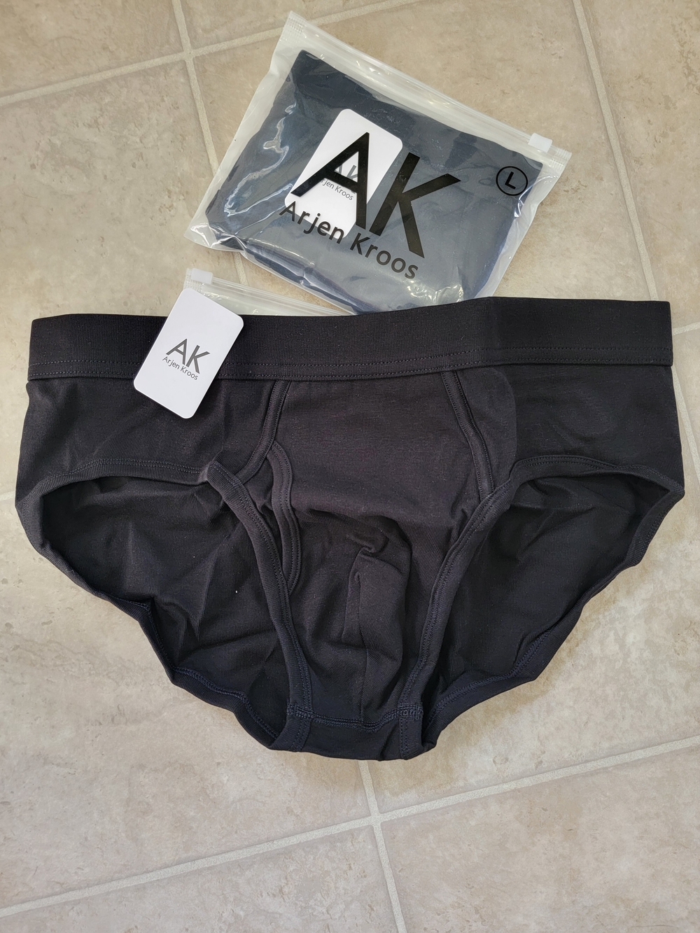 Men's Black Briefs - AK Classic Fit - 2 Pair